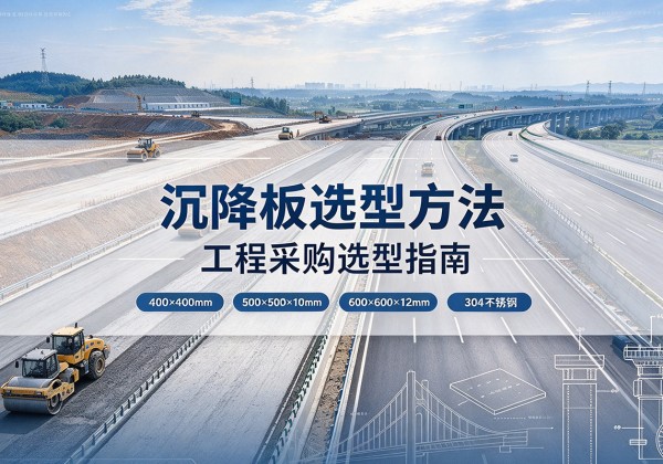 全州沉降板选择方法